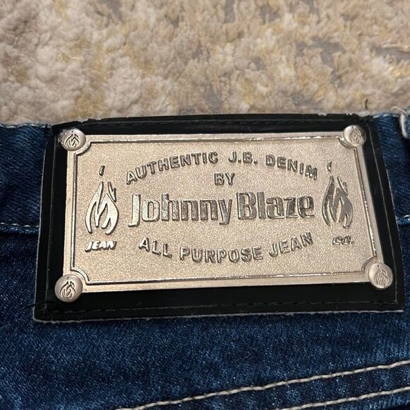 Johnny Blaze Method Man Hip Hop Jeans Shorts Rap 90s Wu Tang Wu Wear Men Size 32 - Picture 7 of 10